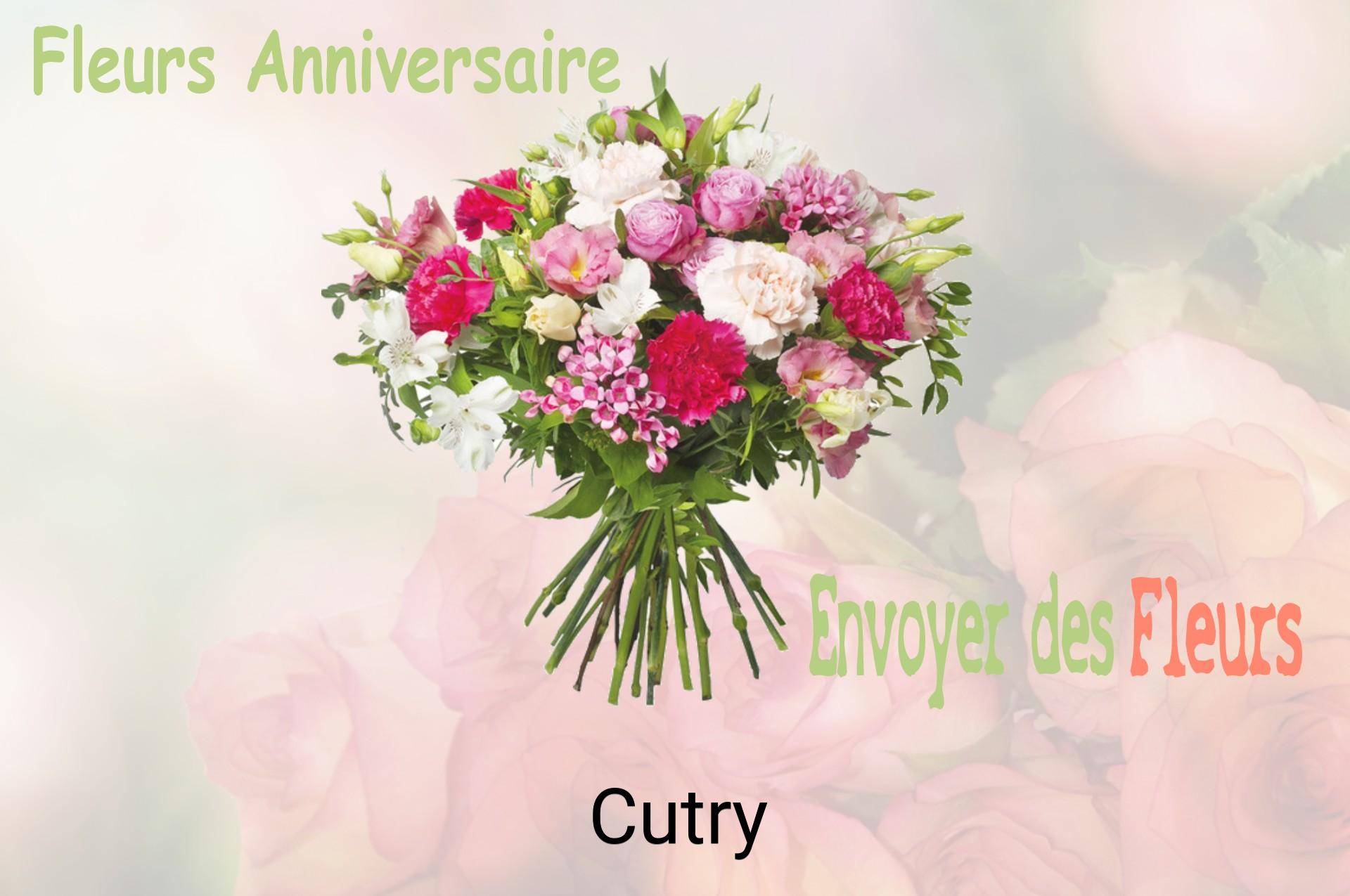 Bouquet de fleurs d’anniversaire livré à Cutry