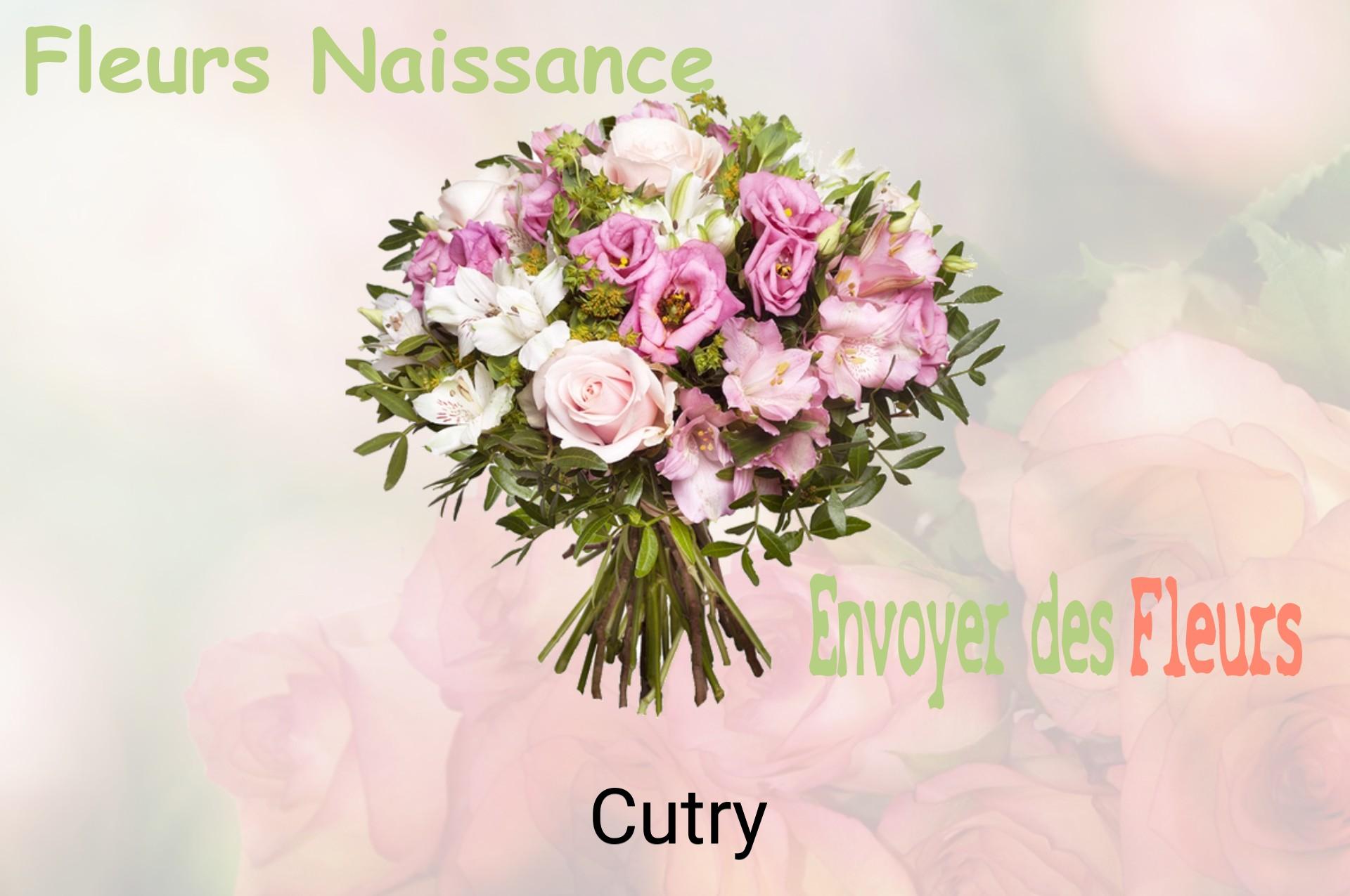 Bouquet de fleurs de naissance livré à Cutry